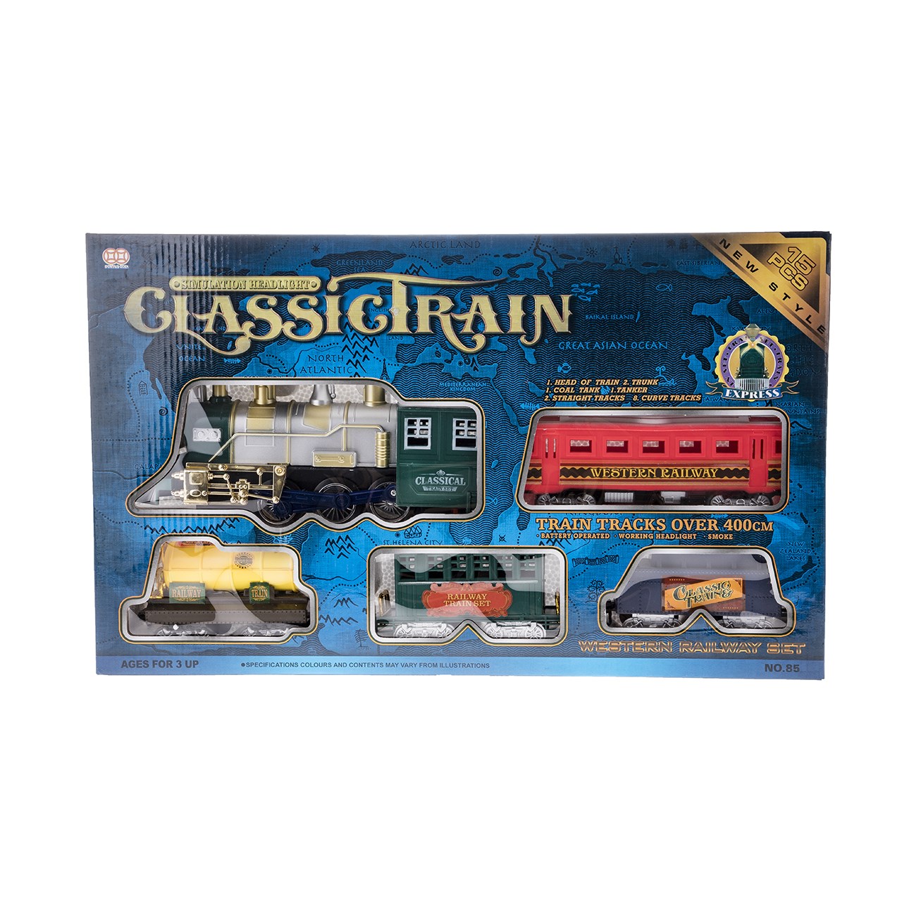 قطار اسباب‌ بازی مدل Classic Train 03