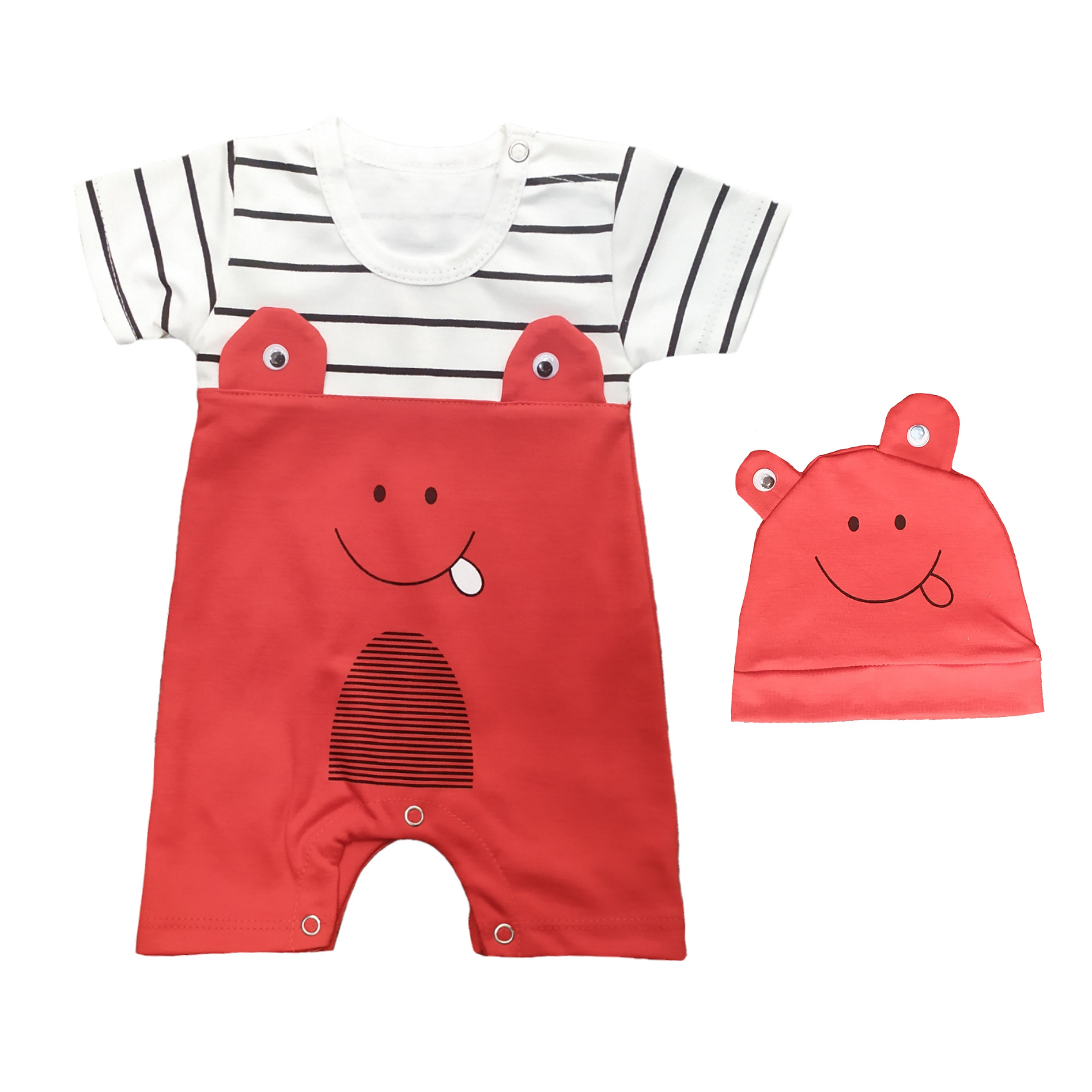 ست سرهمی و کلاه نوزادی کد h08