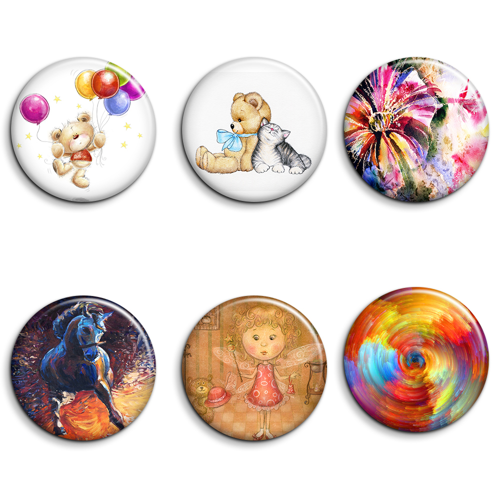 پیکسل طرح خرس و اسب کد 1120 مجموعه 6 عددی