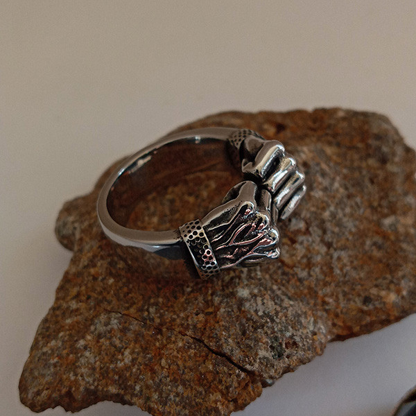 انگشتر مردانه طرح بوکسور کد ST-20