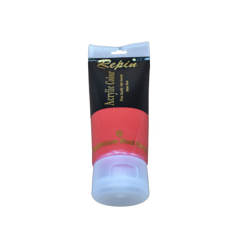 رنگ اکریلیک رپین کد 6 Cadmium Red حجم 75 میلی لیتر