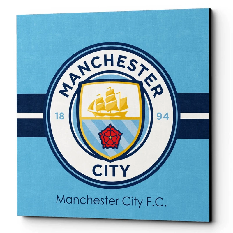 تابلو شاسی لومانا مدل Manchester City CA003 سایز 20×20