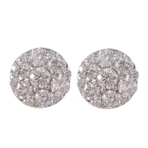 گوشواره طلا 18 عیار زنانه جواهری گاندی مدل 28509