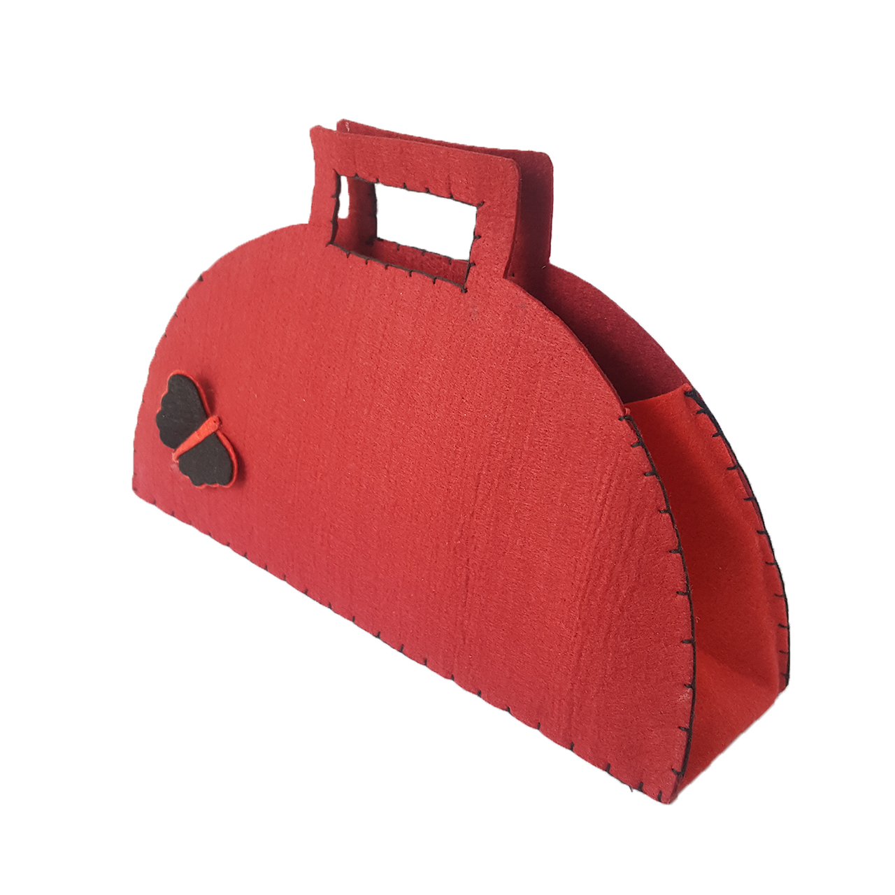 کیف دستی نمدی طرح پروانه کد DH02
