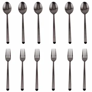 سرویس قاشق و چنگال 12 پارچه اشمیتز مدل  دم کج Silver