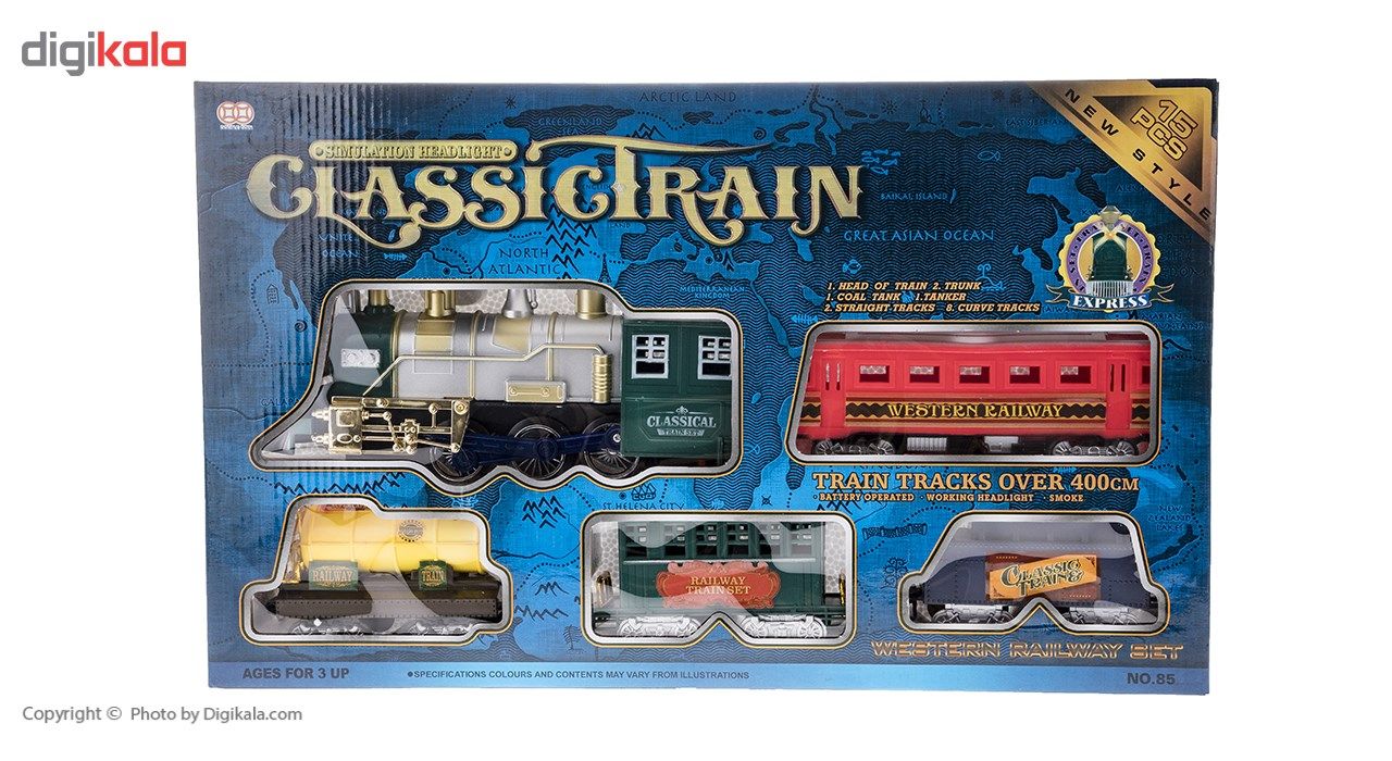 قطار اسباب‌ بازی مدل Classic Train 03