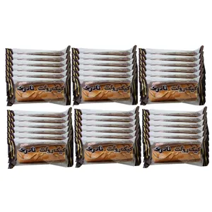 کیک رولت با کرم کاکائویی نادری - 90گرم بسته 36 عددی