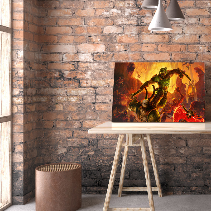 تابلو شاسی طرح بازی Game Doom کد AFN 177