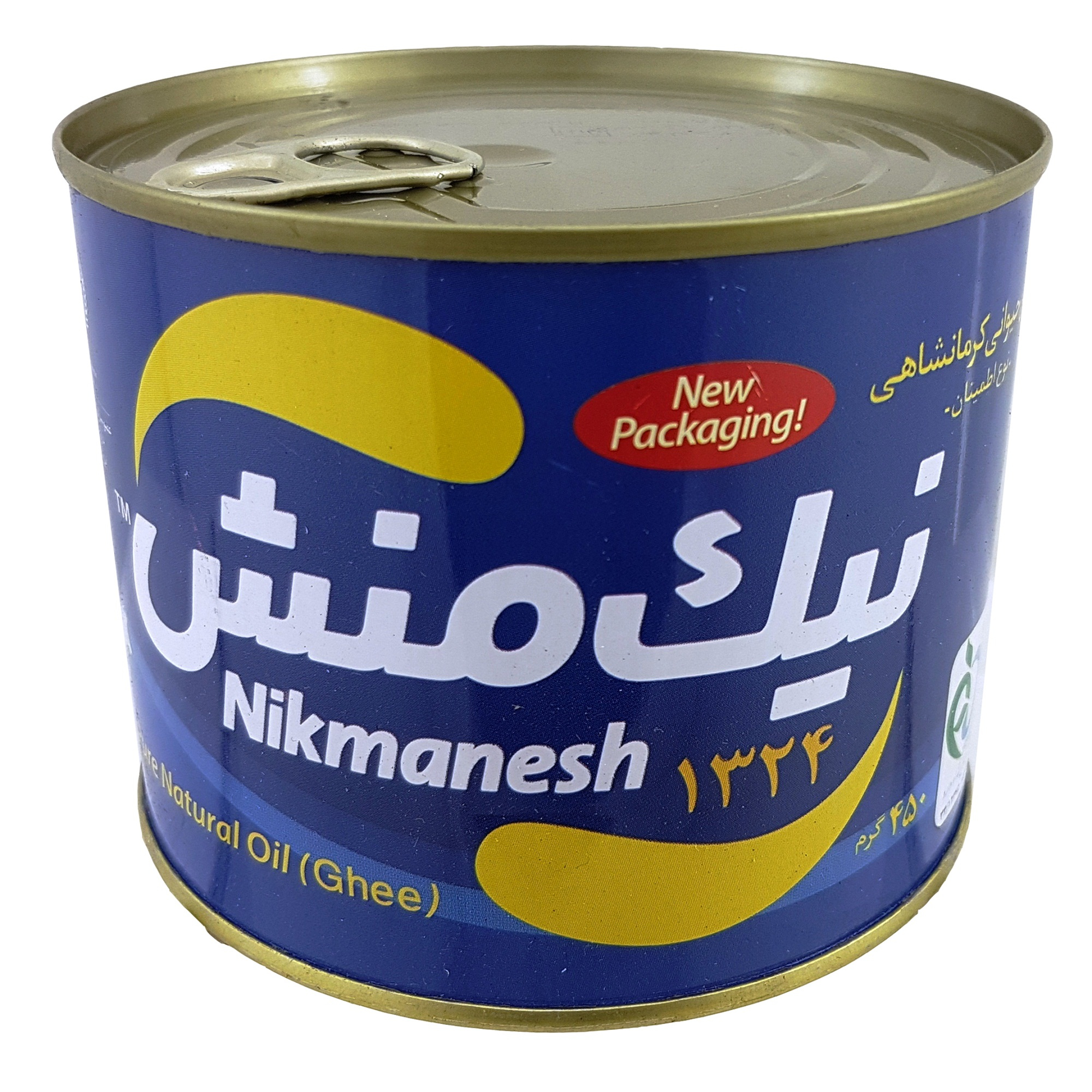 روغن حیوانی کرمانشاهی نوع اطمینان نیک منش - 450 گرم   