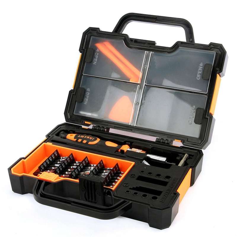 مجموعه 44 عددی سری پیچ گوشتی جک می مدل JM-8152 مجموعه 44 عددی سری پیچ گوشتی جک می مدل JM-8152