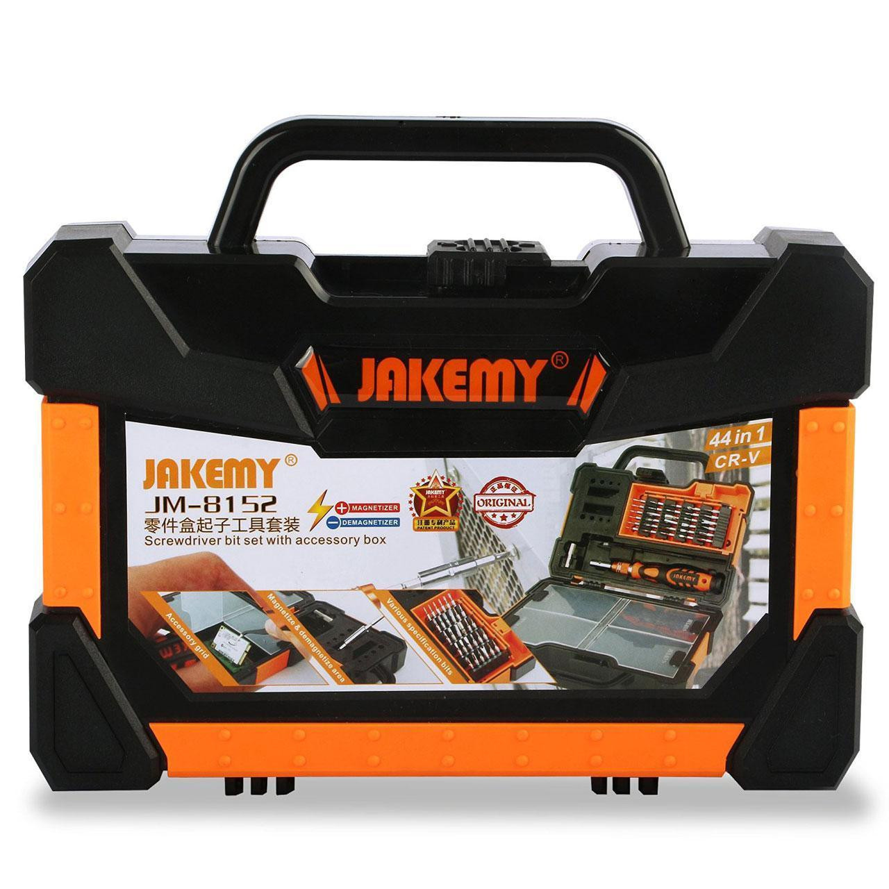 مجموعه 44 عددی سری پیچ گوشتی جک می مدل JM-8152 مجموعه 44 عددی سری پیچ گوشتی جک می مدل JM-8152