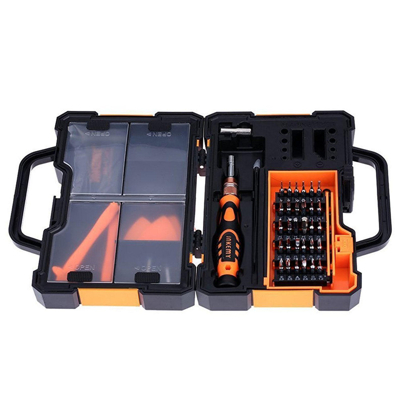 مجموعه 44 عددی سری پیچ گوشتی جک می مدل JM-8152 مجموعه 44 عددی سری پیچ گوشتی جک می مدل JM-8152