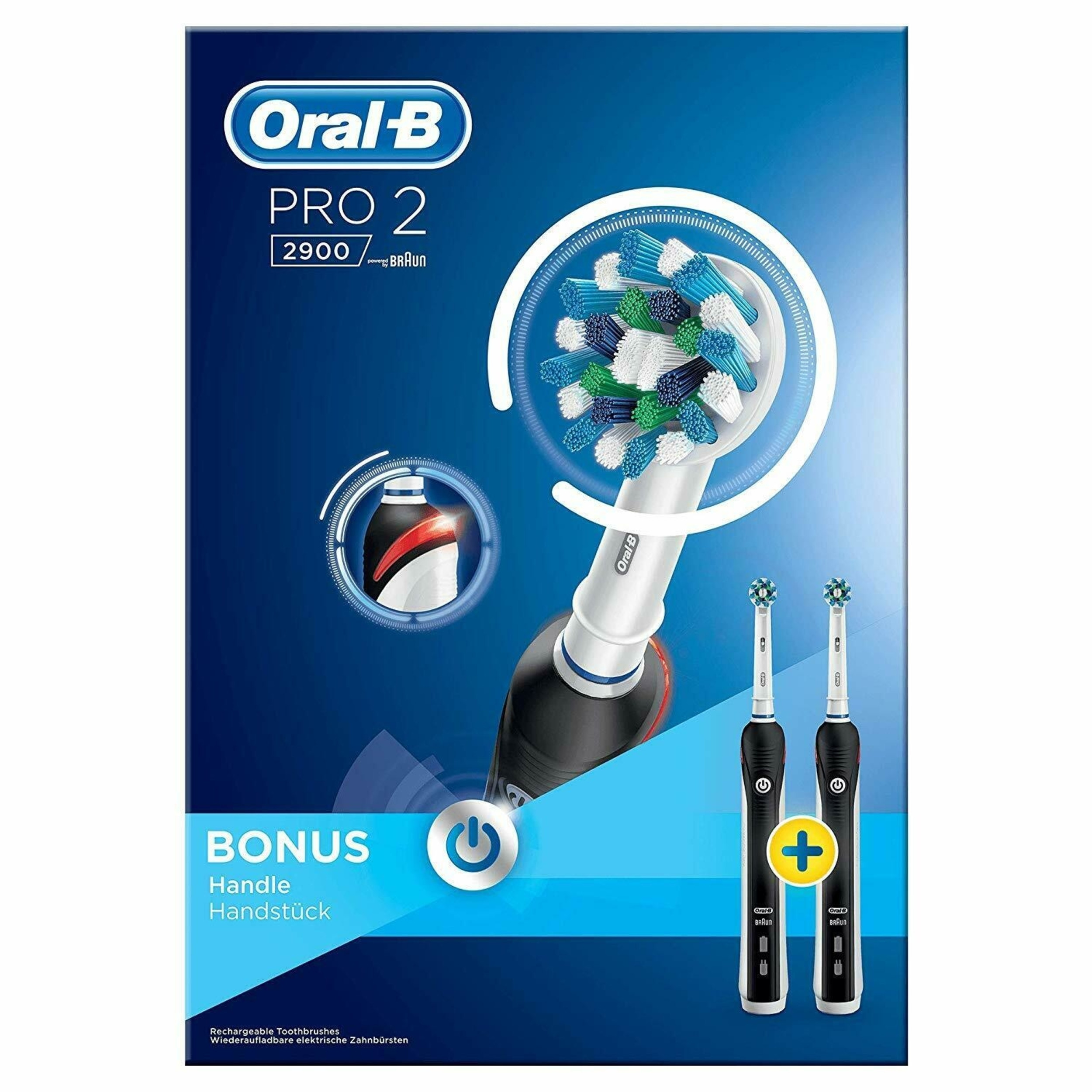 مسواک برقی اورال-بی مدل Pro 2 2900 بسته 2 عددی مسواک برقی اورال-بی مدل Pro 2 2900 بسته 2 عددی