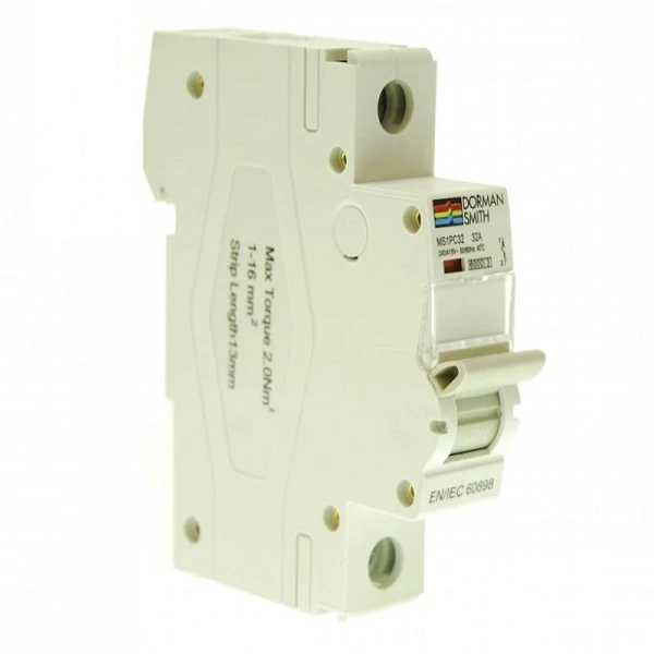 فیوز مینیاتوری تک فاز 4 آمپر دورمن اسمیت مدل MS1PC04