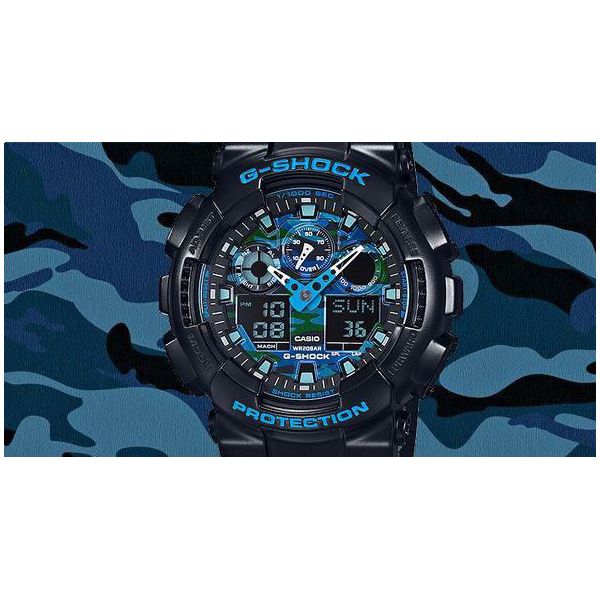 ساعت مچی عقربه ای مردانه کاسیو مدل GA-100CB-1ADR -  - 17