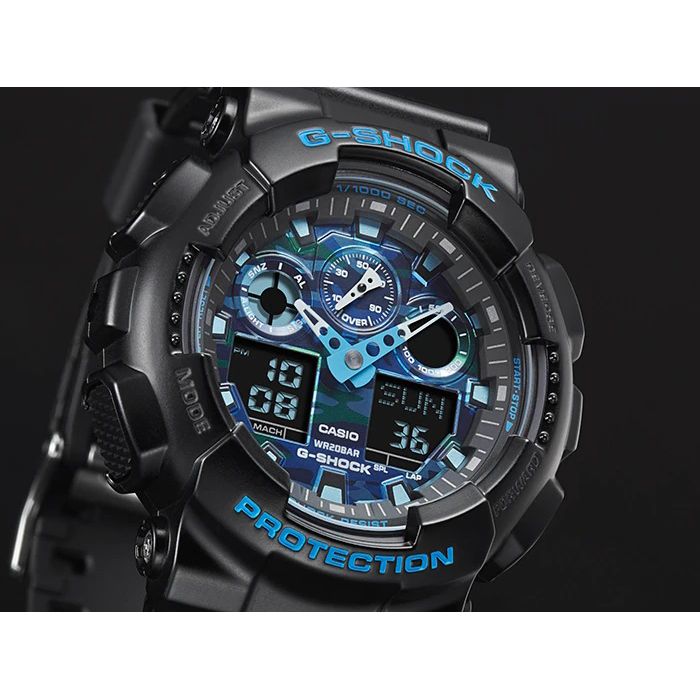ساعت مچی عقربه ای مردانه کاسیو مدل GA-100CB-1ADR -  - 26