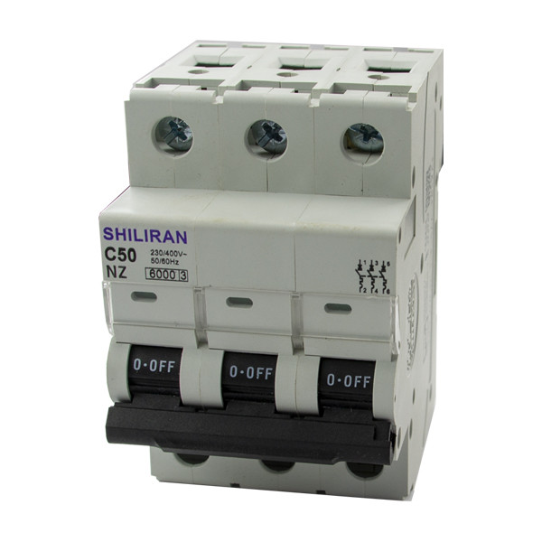 فیوز مینیاتوری سه فاز 50 آمپر شیل ایران کد C50A