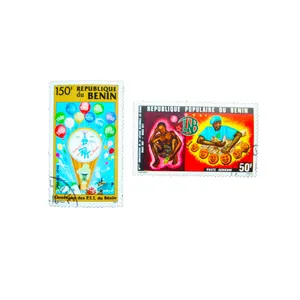 تمبر یادگاری طرح ملل مدل آفریقا کد AF200 مجموعه 2 عددی