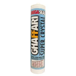 چسب درزگیر غفاری مدل Super Crystal حجم 280 میلی لیتر