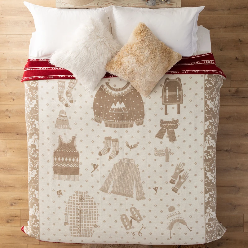 پتو مادام کوکو مدل Vetement سایز 200x220 سانتی متر