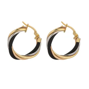 گوشواره طلا 18 عیار زنانه آلند کد KHG18