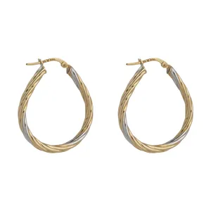 گوشواره طلا 18 عیار زنانه آلند کد KHG26