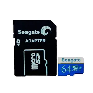  کارت حافظه‌ microSDXC سیگیت مدل HTT کلاس 10 استاندارد UHS-I U3 سرعت 100MBps ظرفیت 32 گیگابایت به همراه آداپتور SD 