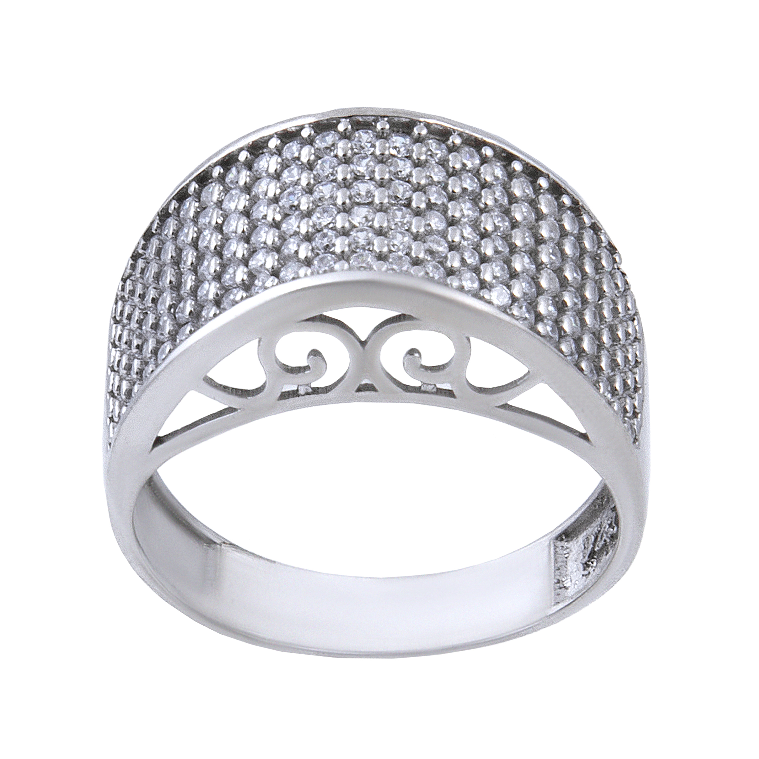  انگشتر نقره زنانه بازرگانی میلادی کد AWR-216