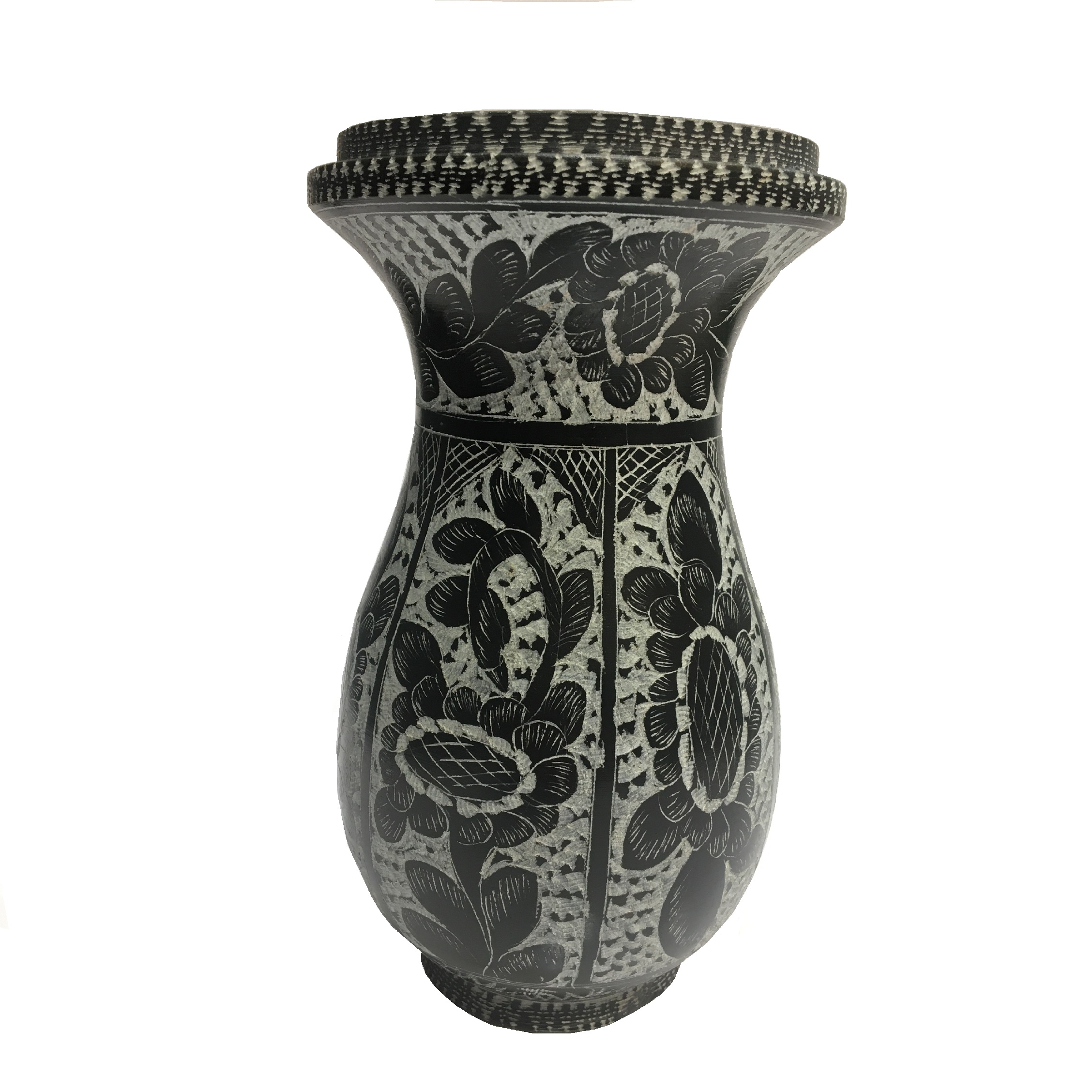 گلدان سنگی طرح ژربرا کد GH03