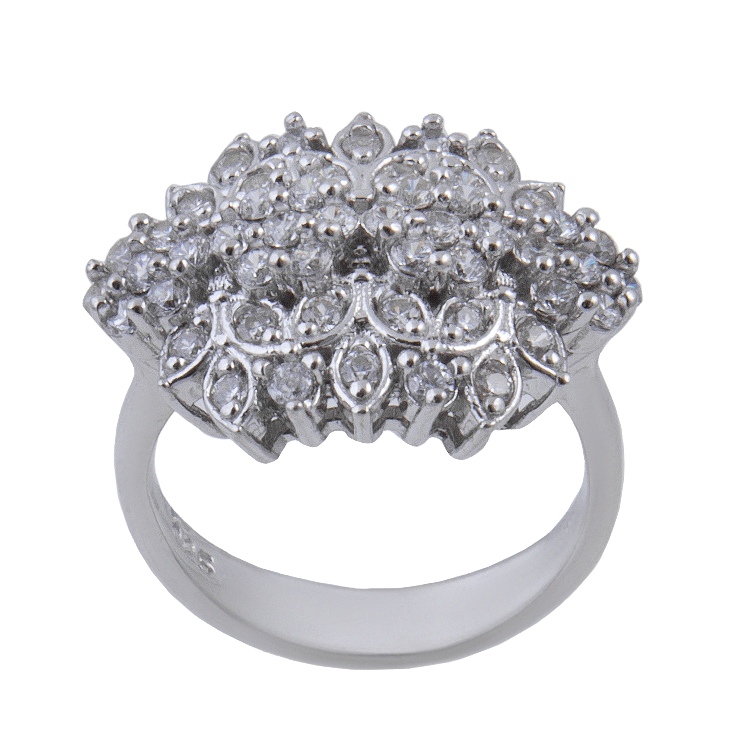  انگشتر نقره زنانه بازرگانی میلادی کد AWR-217