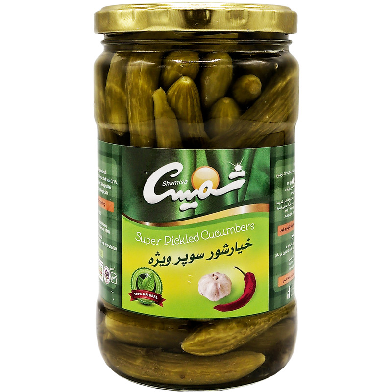 خیارشور سوپر ویژه شمیسا- 680 گرم