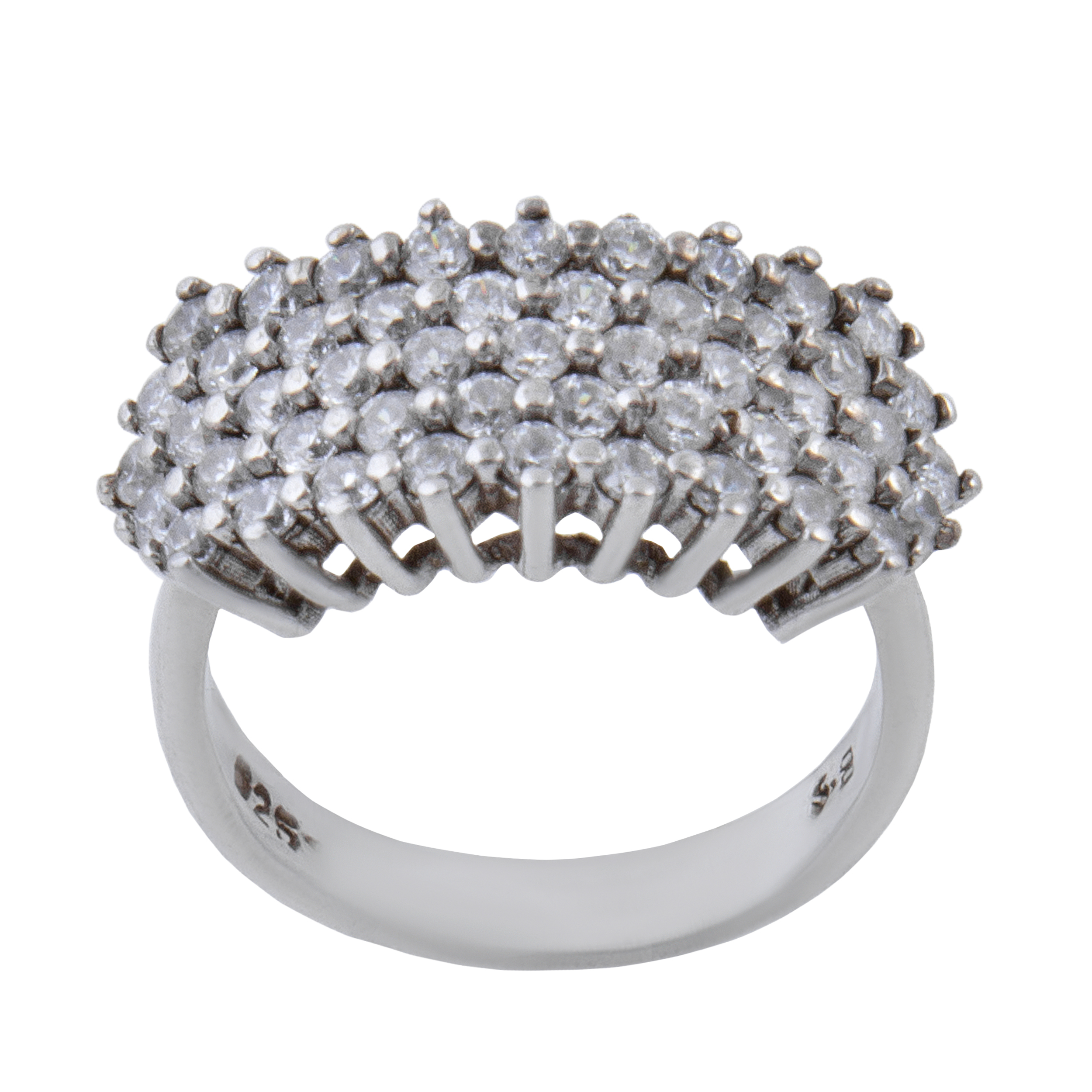  انگشتر نقره زنانه بازرگانی میلادی کد AWR-218