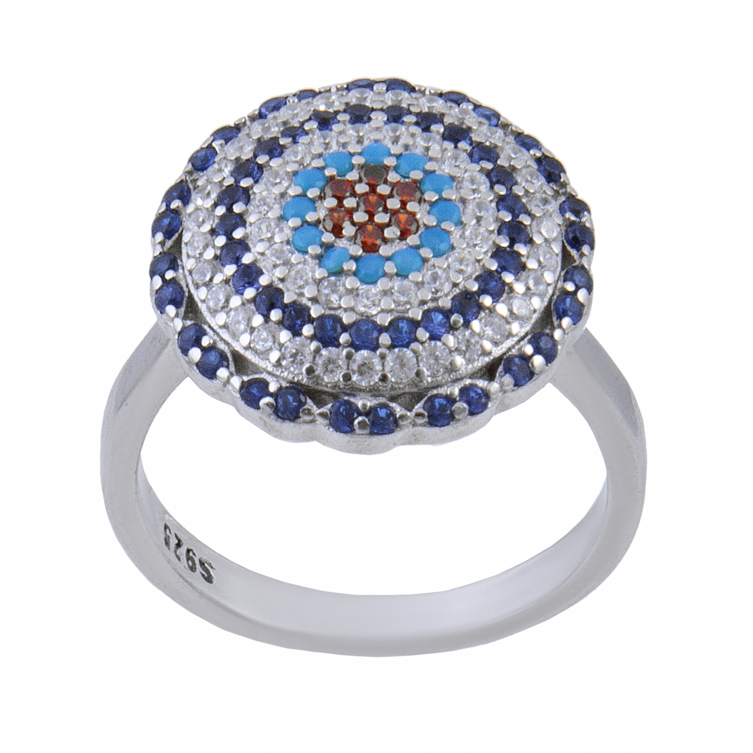  انگشتر نقره زنانه بازرگانی میلادی کد AWR-219