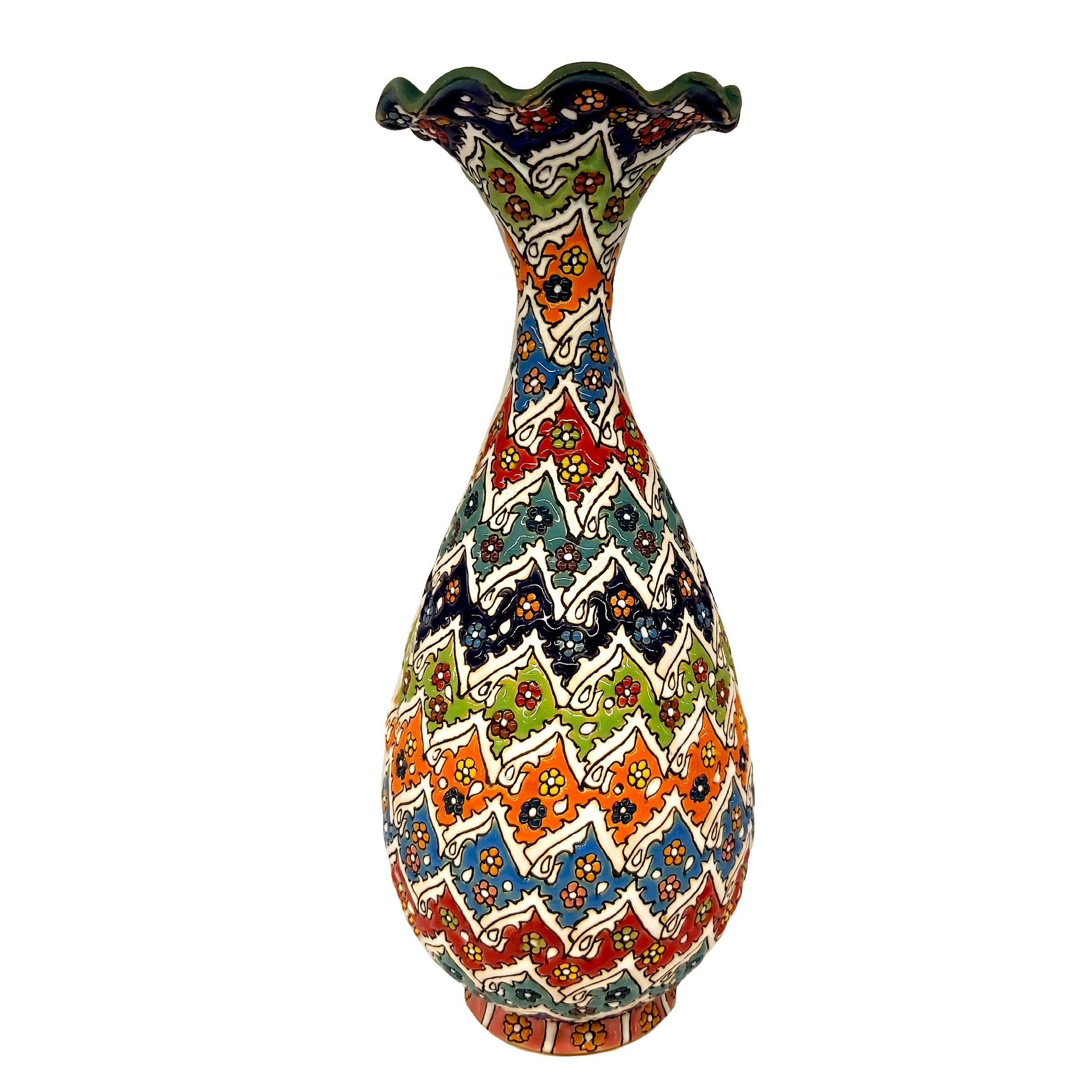 گلدان میناکاری کد 629