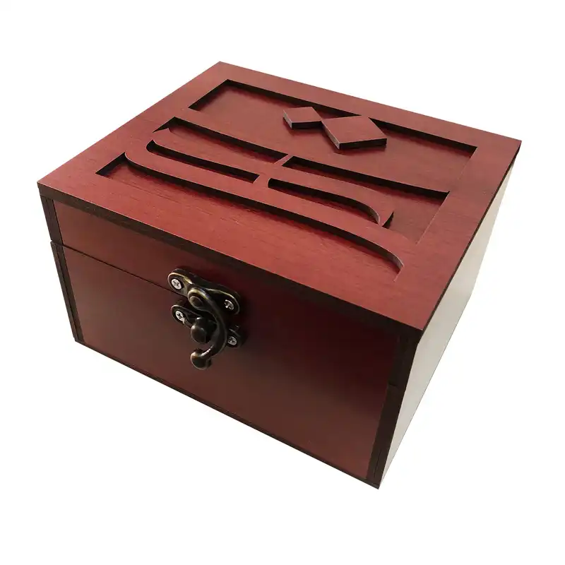 جعبه هدیه چوبی مدل j94