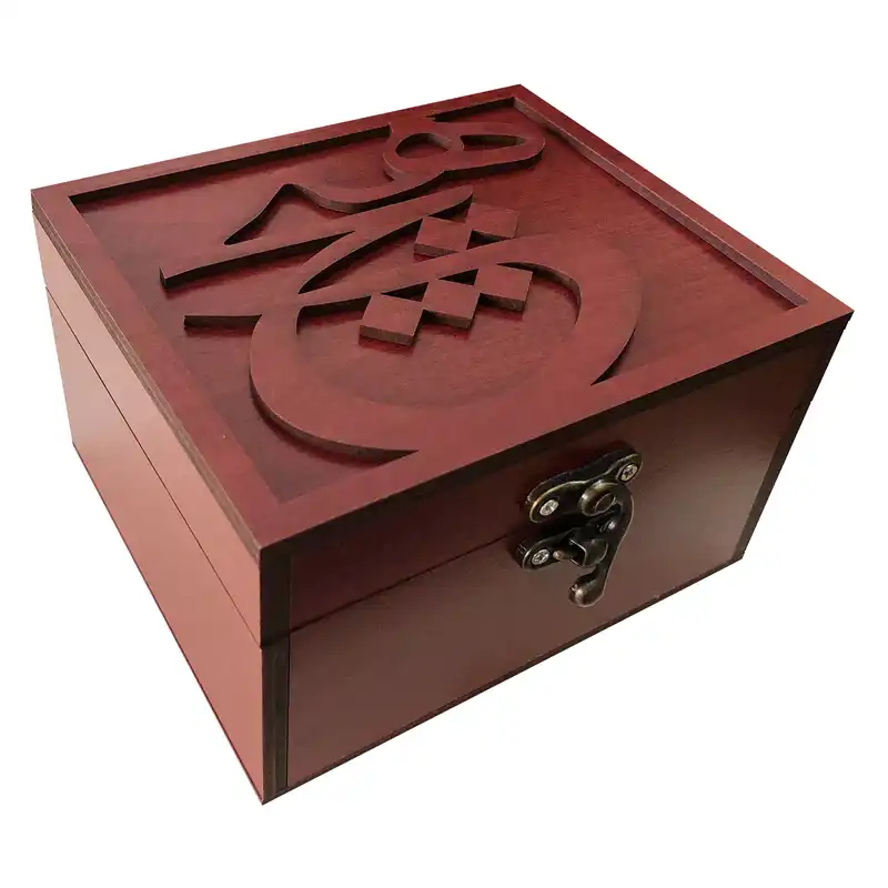 جعبه هدیه چوبی مدل j97