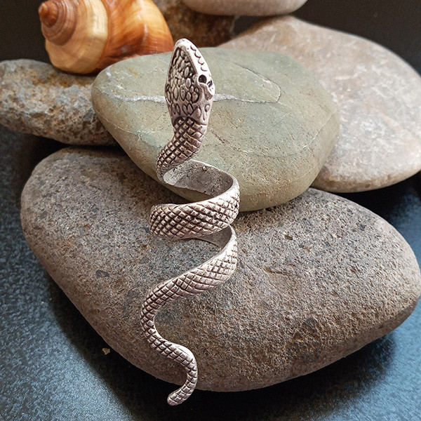 انگشتر زنانه طرح مار کد AN-Z-S123