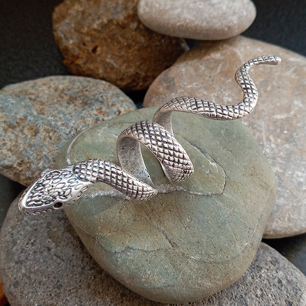 انگشتر زنانه طرح مار کد AN-Z-S123