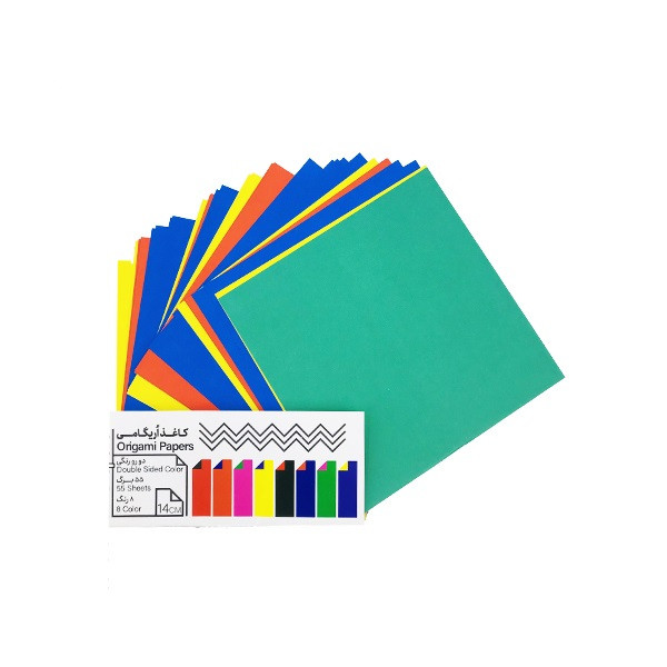 کاغذ اوریگامی کد 303 بسته 55 عددی