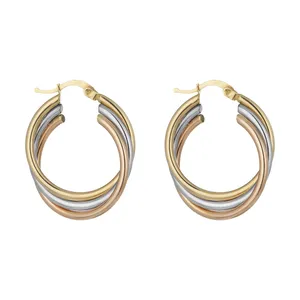  گوشواره طلا 18 عیار زنانه آلند کد KHG12