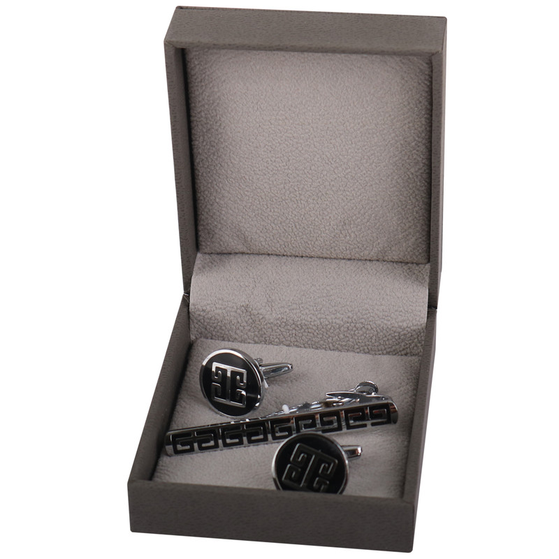 ست دکمه سر دست و گیره کراوات مردانه پیزارو کد 8