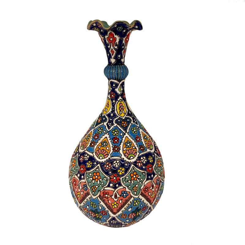 گلدان میناکاری کد R456