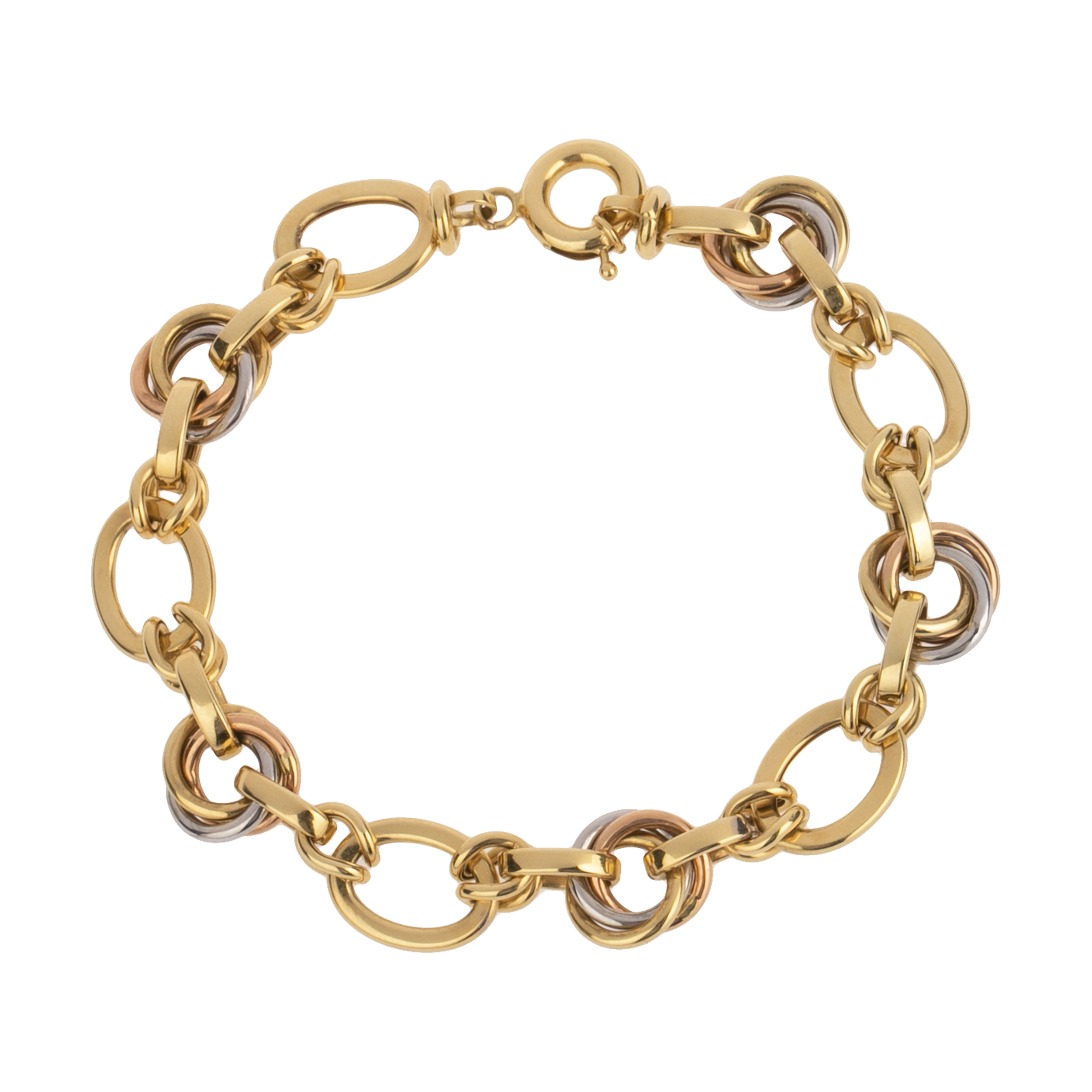 دستبند طلا 18 عیار زنانه آلند کد KHD13