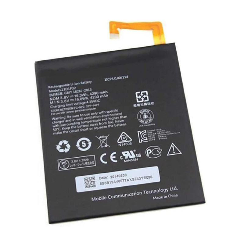 باتری تبلت مدل L13D1P32 با ظرفیت 4290 میلی آمپر مناسب برای لنوو  Ideapad A8-50 A5500