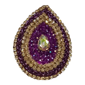  سنجاق سینه زنانه طرح اشک کد GOL078