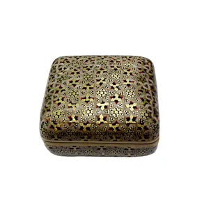 جعبه جواهر خاتم کاری کد 098