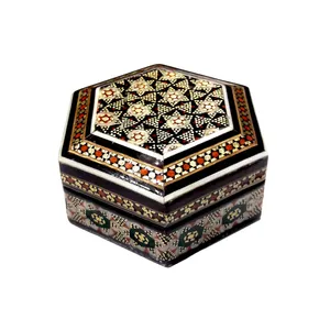 جعبه جواهرات خاتم کاری کد 6009