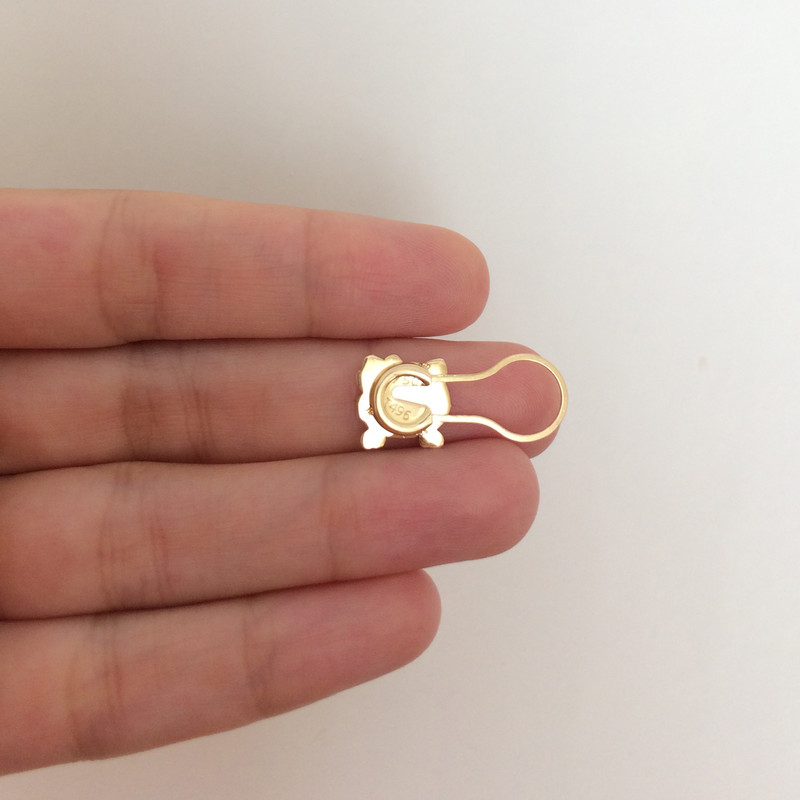 سنجاق سینه طلا 18 عیار زنانه الماسین آذر کد Ki1