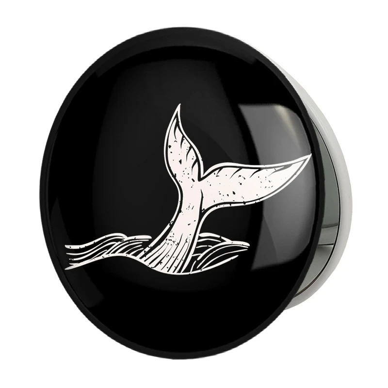 آینه جیبی خندالو طرح وال نهنگ مدل تاشو کد 29499