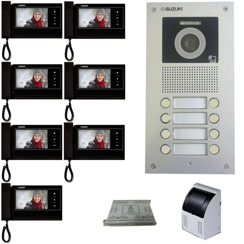 درب بازکن تصویری سوزوکی مدل 727Bi-7v مجموعه 8 عددی